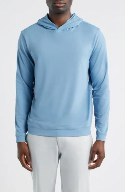 Johnnie-o Motion Performance Hoodie In Blue