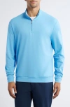 Johnnie-o Motion Performance Quarter Zip In Maliblu