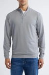 Johnnie-o Motion Performance Quarter Zip In Thunder