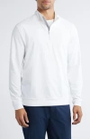 Johnnie-o Motion Performance Quarter Zip In White