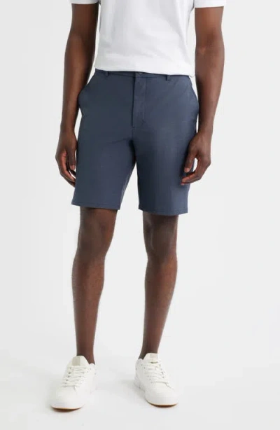 Johnnie-o Mulligan Performance Chino Shorts In Blue