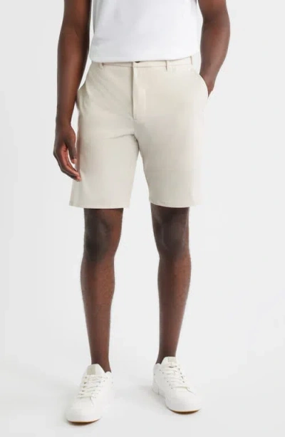 Johnnie-o Mulligan Performance Chino Shorts In Neutral