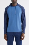 Johnnie-o Penns Performance Hoodie In Blue