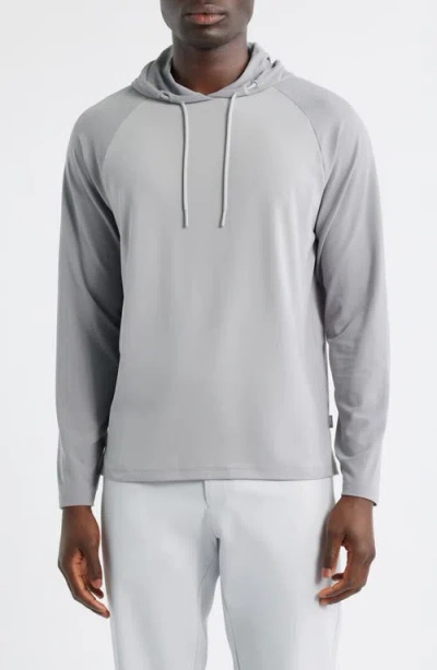 Johnnie-o Penns Performance Hoodie In Gray