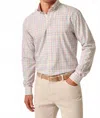 Johnnie-o Performance Button Up Shirt In Kyler Maliblu In Pink