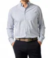 Johnnie-o Performance Button Up Shirt In Navy In Blue