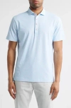 Johnnie-o Poppy Microfloral Print Prep-formance Golf Polo In Maliblu