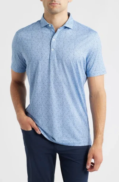 Johnnie-o Prawn Performance Jersey Polo In Multi