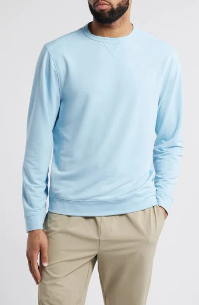 Johnnie-o Reilly Crewneck Sweatshirt In Sky Blue
