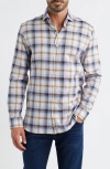 Johnnie-o Riling Plaid Top Shelf Cotton Twill Button-up Shirt In Multi
