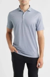 Johnnie-o Rud Geo Print Performance Jersey Polo In Multi