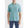 Johnnie-o Ryan Stripe Polo In Blue