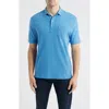 Johnnie-o Ryan Stripe Polo In Blue