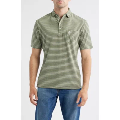 Johnnie-o Ryan Stripe Polo In Multi