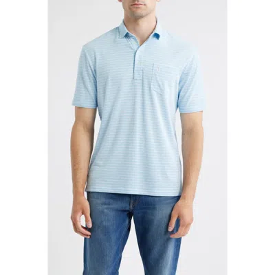 Johnnie-o Ryan Stripe Polo In Multi