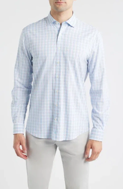 Johnnie-o Salvadore Plaid Everyday Performance Button-up Shirt In Multi