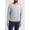 Johnnie-o Spur Quarter Zip Pullover In Seal