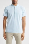 Johnnie-o Stetsons Stripe Performance Polo In Haze