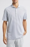 Johnnie-o Stetsons Stripe Performance Polo In Navy