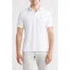 Johnnie-o Stevie Performance Polo In White