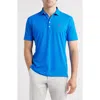 Johnnie-o Stevie Performance Polo In Blue