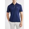 Johnnie-o Stevie Performance Polo In Blue