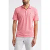Johnnie-o Stevie Performance Polo In Purple