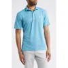 Johnnie-o Stevie Performance Polo In Blue