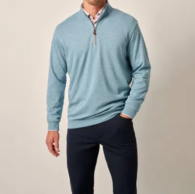 Johnnie-o Sully 1/4 Zip Pullover In Maya Blue