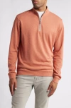 Johnnie-o Sully Quarter Zip Pullover In Creole