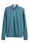 Johnnie-o Sully Quarter Zip Pullover In Mackerel