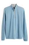 Johnnie-o Sully Quarter Zip Pullover In Maya