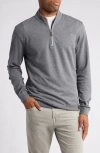 Johnnie-o Sully Quarter Zip Pullover In Volcano