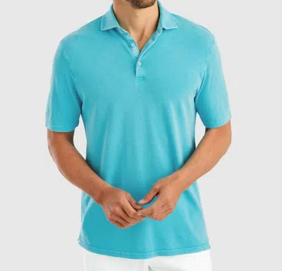 Johnnie-o Surfside Polo Shirt In Ibiza In Multi