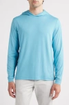 Johnnie-o Talon Prep-formance Long Sleeve Hooded T-shirt In Gray