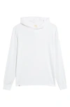 Johnnie-o Talon Prep-formance Long Sleeve Hooded T-shirt In White