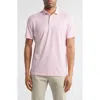 Johnnie-o Teo Microprint Prep-formance Golf Polo In Lobster