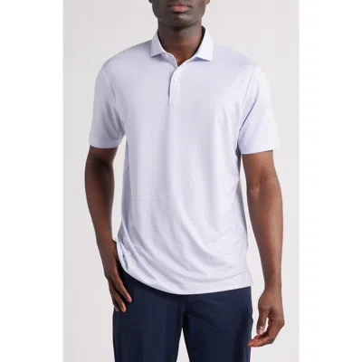 Johnnie-o Teo Microprint Prep-formance Golf Polo In Verbena