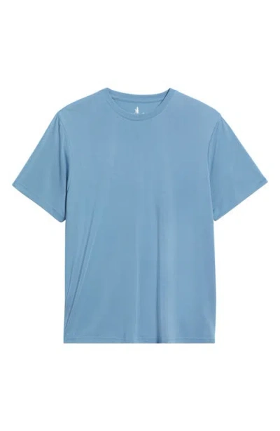 Johnnie-o The Tee Modal Blend Crewneck T-shirt In Blue