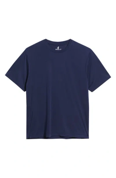 Johnnie-o The Tee Modal Blend Crewneck T-shirt In Blue