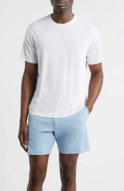 Johnnie-o The Tee Modal Blend Crewneck T-shirt In White