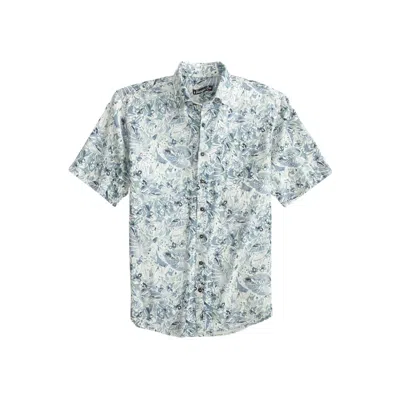 Johnnie-o Tristen Hangin' Out Button Up Shirt In Maliblu In Green