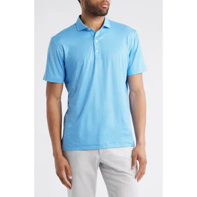 JOHNNIE-O JOHNNIE-O TUNDRA MICROPRINT FEATHERWEIGHT PERFORMANCE POLO