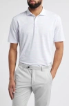 Johnnie-o Vik Stripe Prep-formance Polo In Porto Pink