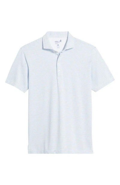 Johnnie-o Vik Stripe Prep-formance Polo In Seal