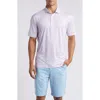 Johnnie-o Warwick Stripe Prep-formance Polo In Maliblu