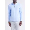 Johnnie-o Weston Quarter Zip Pullover In Blue