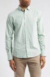 Johnnie-o Westwood Plaid Button-up Shirt In Clover