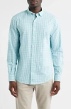 Johnnie-o Westwood Plaid Button-up Shirt In Blue