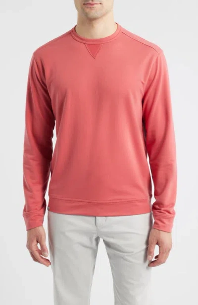 Johnnie-o Willard Crewneck Sweatshirt In Pink